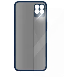 Arrow Duplex Screen Protector & Polycarbonate Back Cover Combo for realme 8 (Anti Scratch Design, Blue)-19