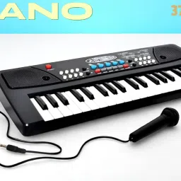 37-Key Musical Piano Keyboard with Microphone 430A1 Song Record Feaure_L353-image-29