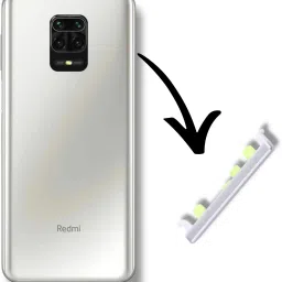 CELLO TECH ZN05 Original Rubber Switch For Mi Redmi Note 9 Pro, Mi Redmi Note 9 Pro Max Volume Button Flex Cable-10