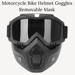100% New Black Goggle Face Mask Anti Scratch UV Protective Face' Windproof Dirt Shield With Soft Foam Padded Detachable Safety Goggle2 Safety Visor-image-10