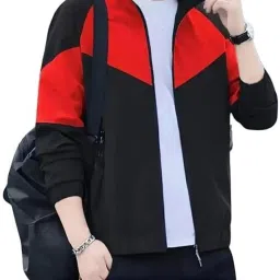 Caraba UPF 50+ Men's Sunscreen Jacket – Lightweight, Breathable, Full Sleeve Fit Colorblock Men Wind Cheater-image-86