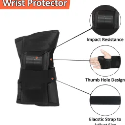 benstar Black Skating Guard Kit, Protective Skating Guard Skating Guard Combo (Pink) Skating Guard Combo image 4