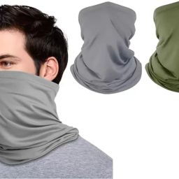 Grey, Green Bike Face Mask for Men & Women-image-14