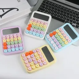 Calculator Multicolor Az7 12 Digits Large LCD Display Calculator pack1_AZ7 BasicCalculator-10