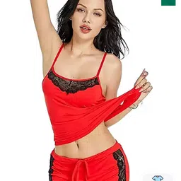 AROUSY Pack Of 2 Self-Design Net Baby Doll-picture-0