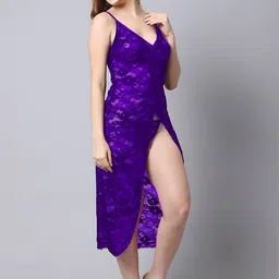 Aamarsh Self Design Net Baby Doll image 4
