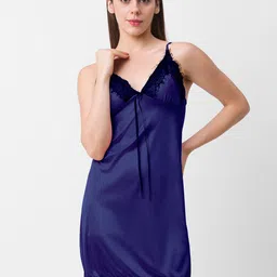 NOIRA Shoulder Straps Satin Baby Doll-image-25