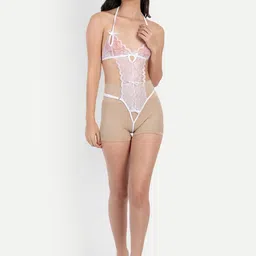 COLOR STYLE Women White Baby Dolls-image-76
