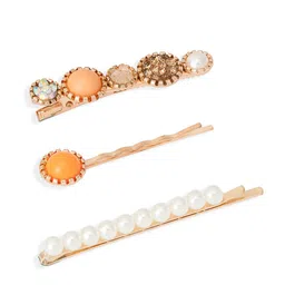 HAIR DRAMA COMPANY Girls Set of 3 Embellished Bobby Pins-16