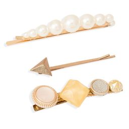 HAIR DRAMA COMPANY Girls Set of 3 Embellished Alligator With Bobby Pins-image-133