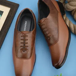 Provogue Men Textured Formal Derby Shoes-picture-14