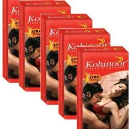 Extra Time With Monthly Combo pack 10X5=50 (Concealed/Confidential Packaging) Condom (Set of 5, 50 Sheets) Condom-14