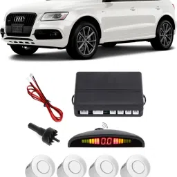 GS20 Silver Car Reverse Parking Sensor with LED Display 4 Sensor G20 Parking Sensor-image-2