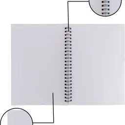 uniqpal Set of 3 A4 Notebook UNRULED 200 Pages image 5