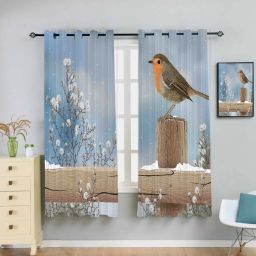 155 cm (5 ft) Polyester Room Darkening Window Curtain (Pack Of 2)-26