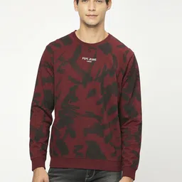 pepe jeans Men Full Sleeve Printed Reversible Sweatshirt-picture-26