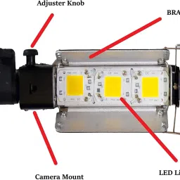 PICPRO Porta LED Light (2No.) high Intensity Low Power Consuming LED Panels 1000 lx Camera LED Light image 4