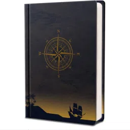 Rusty Compass Hard Bound Undated A5 Diary Notebook (20 X 14.5 CM, 80 GSM, 190 Ruled Perforated Pages) Diary for Writing, Gift for Friend, Personal Diary A5 Notebook Ruled 190 Pages-16