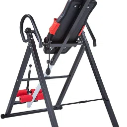 iris Fitness Silink Heavy Duty Inversion Table with Headrest Foldable Steel, Foam Inversion Table image 4