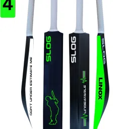 THE ORIGINAL Slog Size-4 (Ideal for 15+) Hard PLastic For tennis Ball PVC/Plastic Cricket Bat For 10 - 12 Yrs-picture-11
