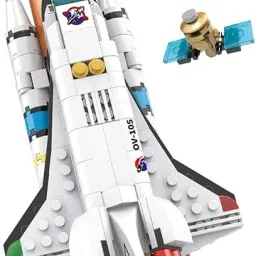 sr toys Space Shuttle Rocket Launch Educational Building Blocks Set for Kids(404Pcs) image 2