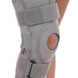 Knee Support Hinged (Neoprene), Grey, Medium, 1 Unit Knee Support-72
