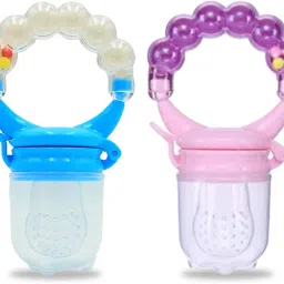 Baby Pacifier New Born With Rattle Handle Silicone Fresh Fruit Safe Kids Soother-20