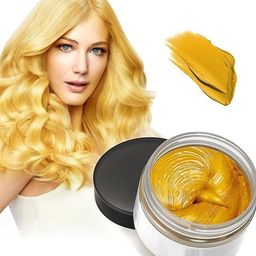 florero Temporary & instant Gold hair color wax , Golden-picture-28