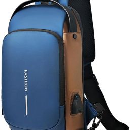 Sling Bag Business Men Bag Chest Crossbody bags with USB Charging Port Waterproof Messenger Bag-image-57