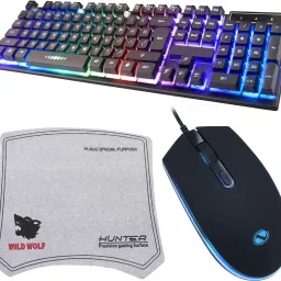 ENTWINO 3 in 1 Gaming Combo, RGB Keyboard, Mouse & Free Mousepad Combo Set-0