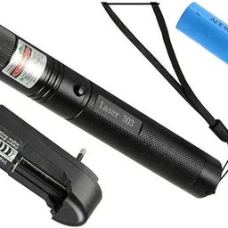 MMTELECOM 500mW Rechargeable Green Laser Pointer Party Pen Disco Light 5 Mile + Battery-image-8