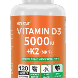 Vitamin D3 5000iu + K2 100mcg as MK7 Supplement-47