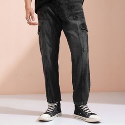 highlander Men Tapered Fit Mid Rise Grey Jeans-picture-24