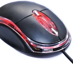 BAMICO Wired USB Optical Mouse with 3 Buttons Wired Ambidextrous Optical Mouse image 4