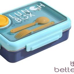 Double Layer Bento stainless steel 3 Containers Lunch Box-image-81