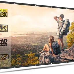 Savsol 82" Projector Screen,4K HD Portable Foldable Screen-72 Inch-W x 40.5 Inch-H Projector Screen (Width 182 cm x 104 cm Height)-image-17