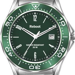 Trendy 1631Aquaracer Green New Edition By Reboot Analog Watch - For Men RBT3563-GR-SLVR-ANLG-MEN_1631Aqu-image-19