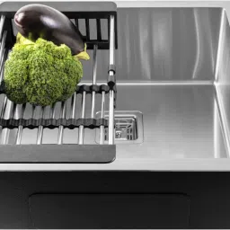 18"x16"x09" Single Bowl Premium Handmade Kitchen Sink Matte Finish FS-01 Vessel Sink-image-65