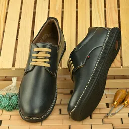 John Karsun Men Blue Derbys-image-60