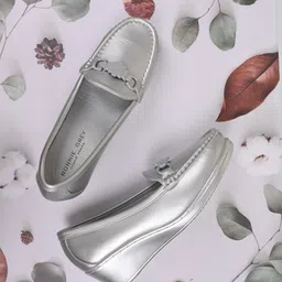 Ronnie Grey Women Textured PU Derbys-image-62