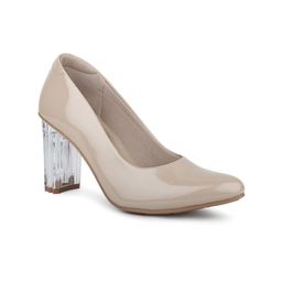 Inc 5 Pointed Toe Block Heeled Pumps image 3
