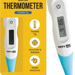TATA 1mg T1MG/DT03 Flexible Tip Digital Thermometer with One Touch Operation for Child and Adult Thermometer-47