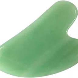 jaderoller Green jade Gua Sha Green Jade Gua Sha Scraping Massage Tool Hand Made Jade Guasha Board, Tools for Graston SPA Acupuncture Therapy Trigger Point Treatment on Face Arm Foot Small Triangle Shape Massager-image-41