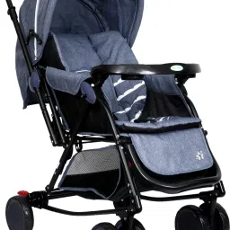 Cloudie Baby Stroller With 5 Point Safety Harness And Reversible HandleBar Stroller Cum Rocker-image-7