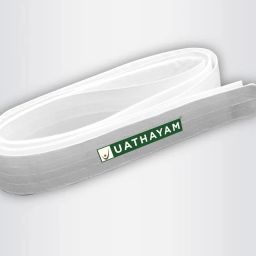 Men White Fabric Belt-image-14