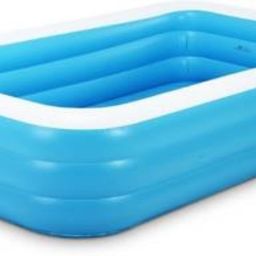 PREMIUM (10EET VIREX USA *3) JUMBO PREMIUM 10 FEETS LENGTH AND 6 FEETS WIDTH ,3 LAYERS FULL FAMILY SIZE RECTANGULAR WATER BATH SWIMMING POOL FOR KIDS AND ADULTS WITH DRAINAGE VALVE AT THE BOTTOM. BEST SELLER ,PEOPLE CHOICE 10FEETS JUMBO FAMILY WATER SWIMMING POOL FOR ALL AGE GROUP FAMILY MEMBERS. Inflatable Swimming Pool WITH electric air pump (Blue) Inflatable Swimming Pool, Inflatable Toy Pump (Blue) Inflatable Swimming Pool, Inflatable Toy Pump-79