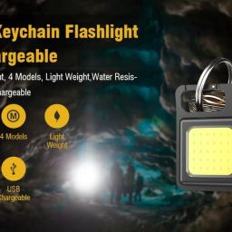 Multifunction Keychain Light with Bottle Opener Magnetic Base/Folding Bracket 1 hrs Torch Emergency Light-image-93