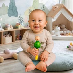 bells gentle baby bright tone lovely fun Rattle-image-76