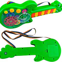 Musical Guitar Toy with Music Lights and Gear Rotation for Kids-Multi Colour-picture-29