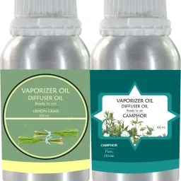 Veena Combo Lemongrass & Camphor Aroma Diffuser Oil, 100ml Long-Lasting Fragrance Room, Garden, Bedding Room, Office, Bar Fragrance Diffuser-4